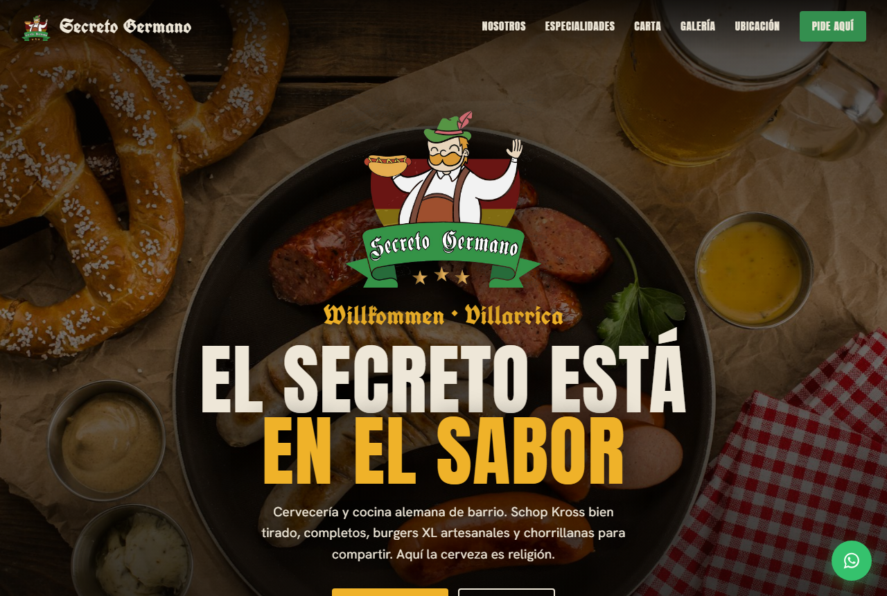 Capa do site Secreto Germano